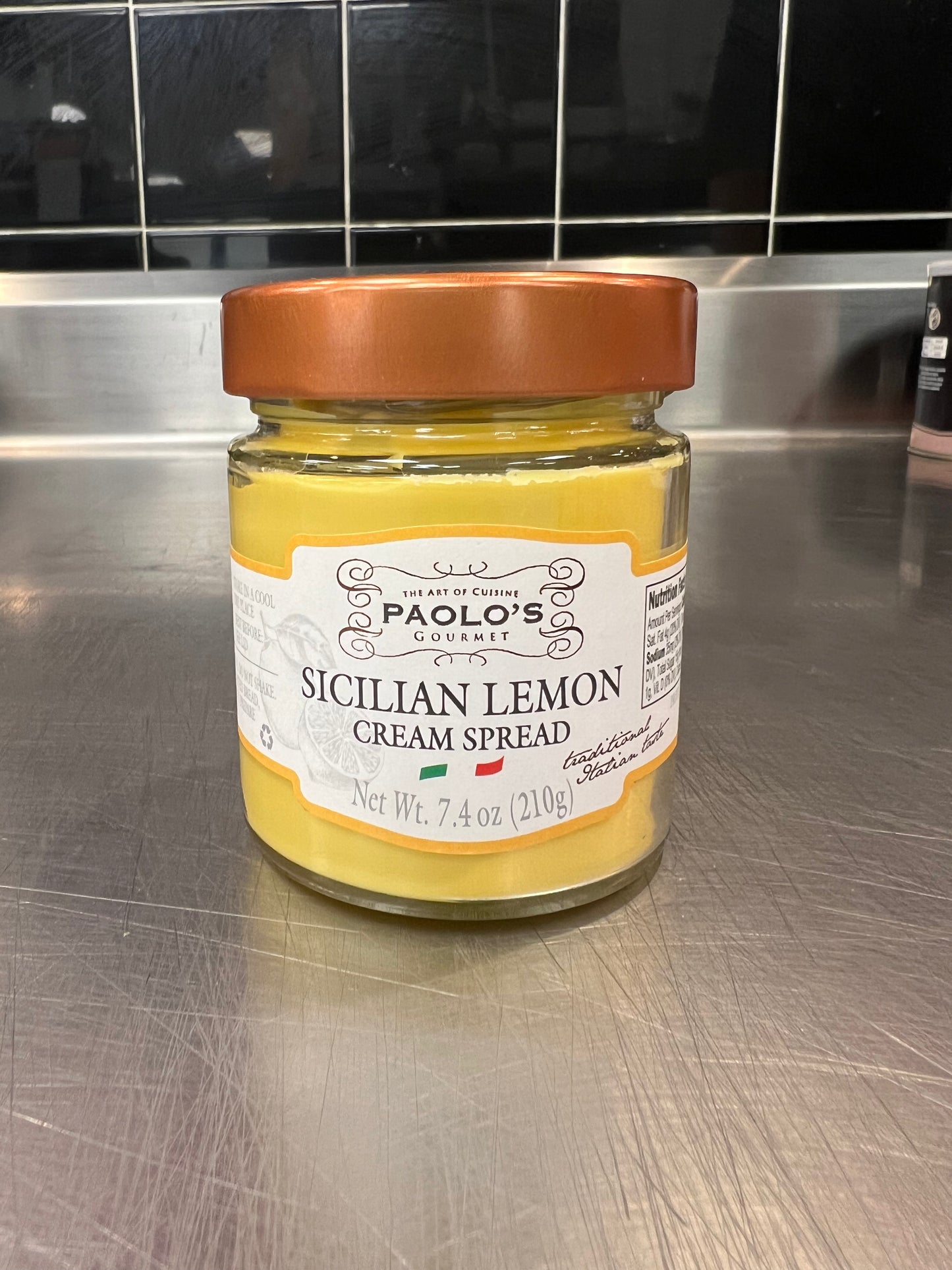 Paolo's Sicilian Lemon Cream Spread