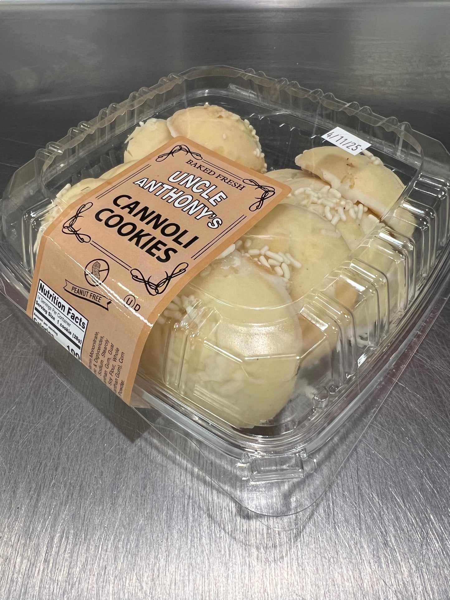 Uncle Anthony's Cannoli Cookies
