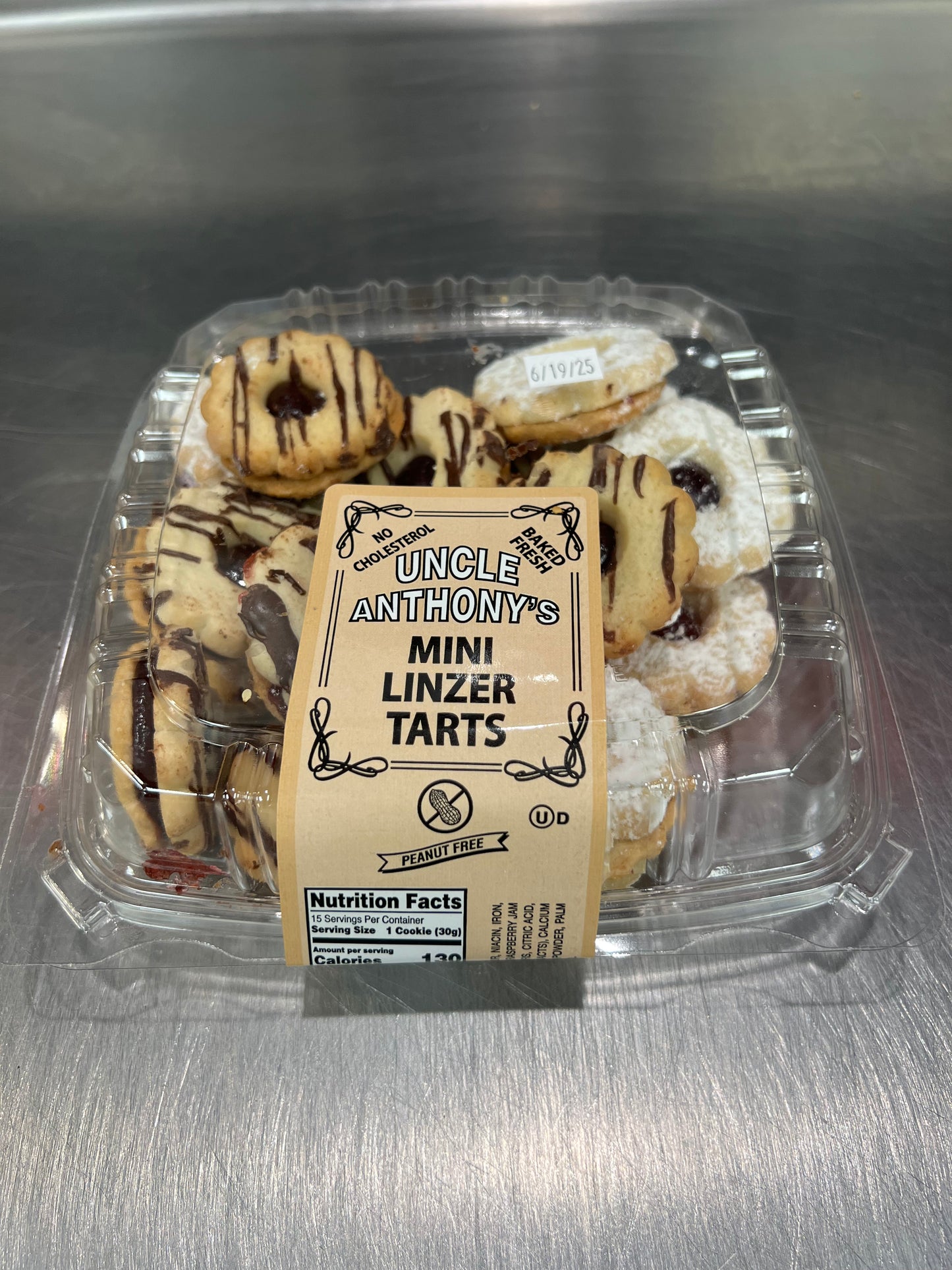 Uncle Anthony's Mini Linzer Tarts
