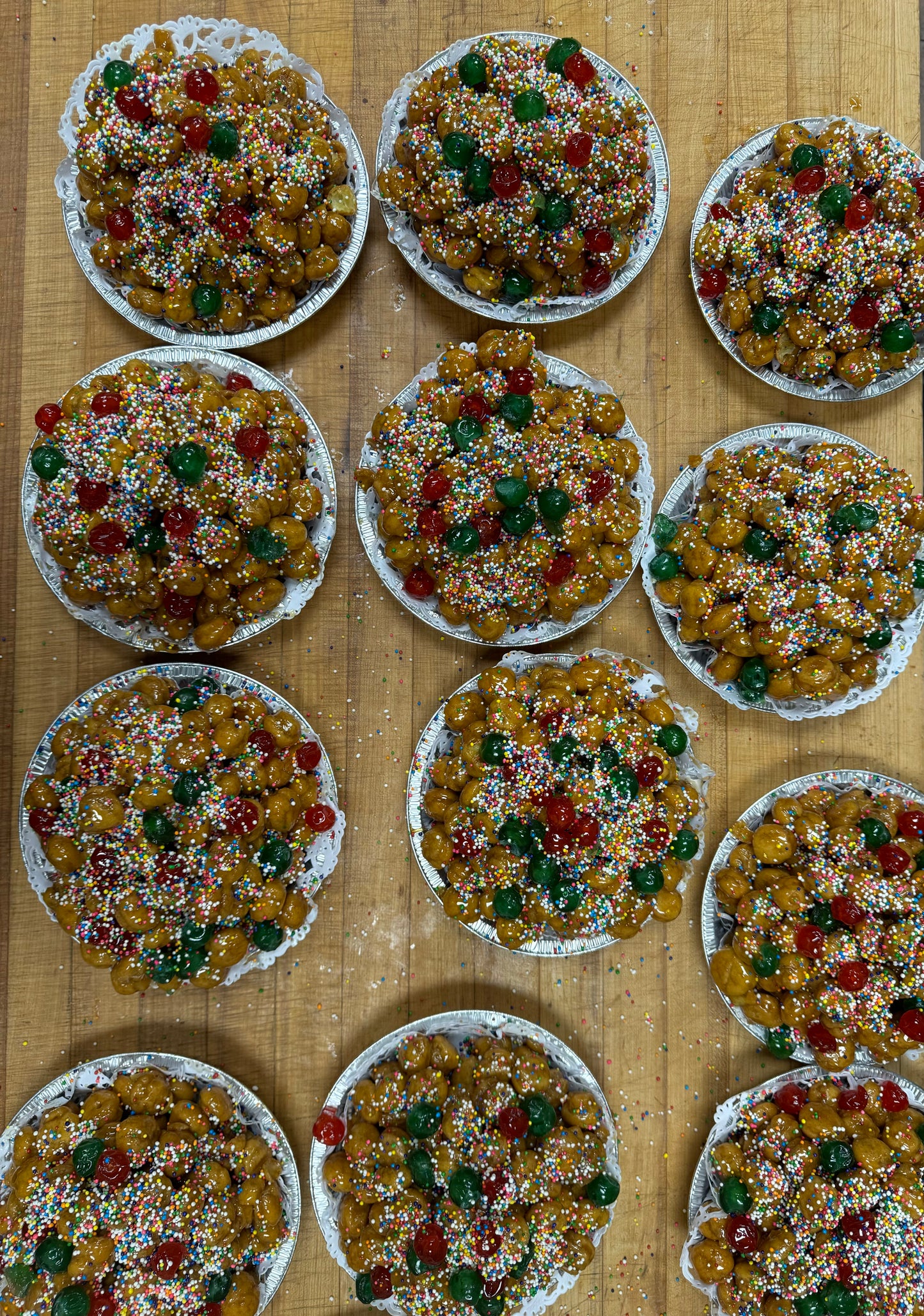Pino's Homemade Struffoli Italian Honey Balls (2 per order) *SOLD OUT FOR THE SEASON* Back in stock for Easter