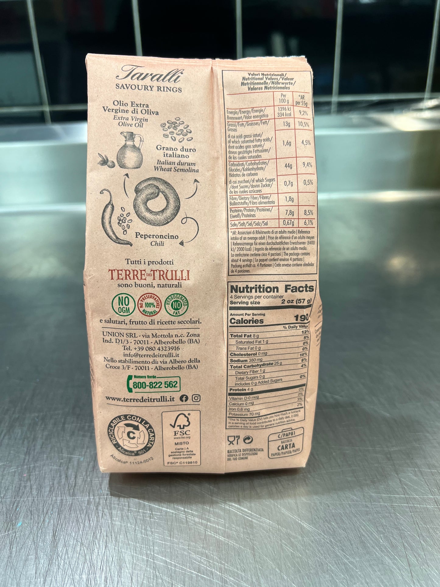 Terre Trulli Taralli ai Peperoncino (with Chili Pepper)