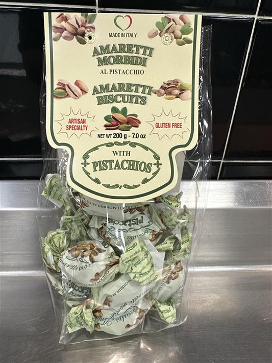 Amaretti Pistachio Biscuits, Imported from Italy