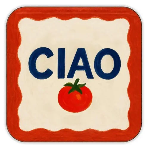 'Ciao Tomato' Coasters