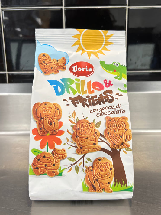 Doria Drillo & Friends Shortbread Biscuits with chocolate chips