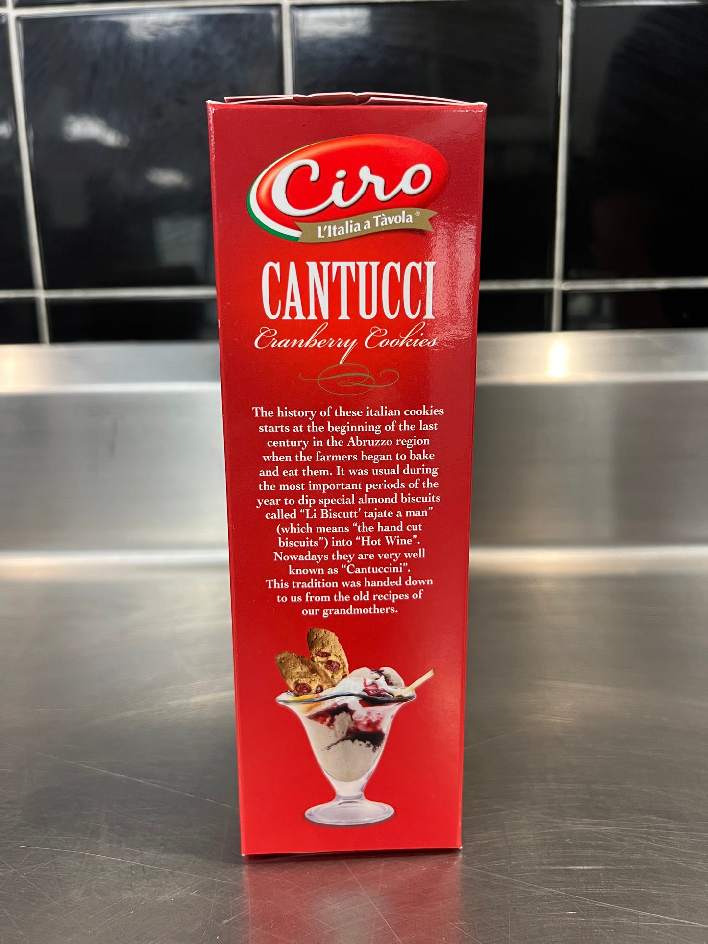 Ciro Cantucci Cranberry Cookie