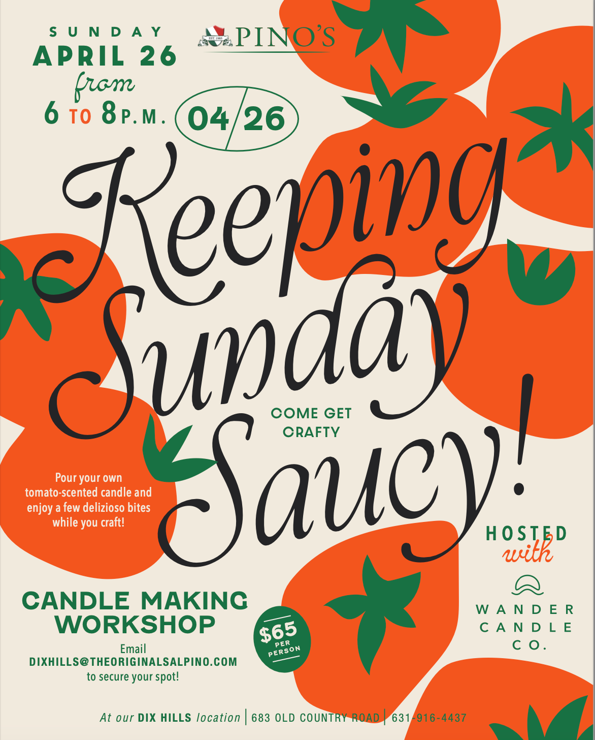 Candle Making Workshop & Apps