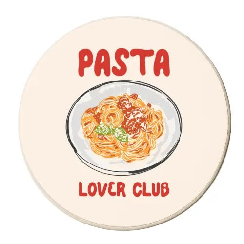 'Spaghetti Pasta Club' Coasters - Cute