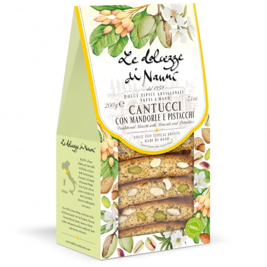 Le Dolcezze di Nanni Canticci con Mandorle e Pistacchi (7.1 oz)