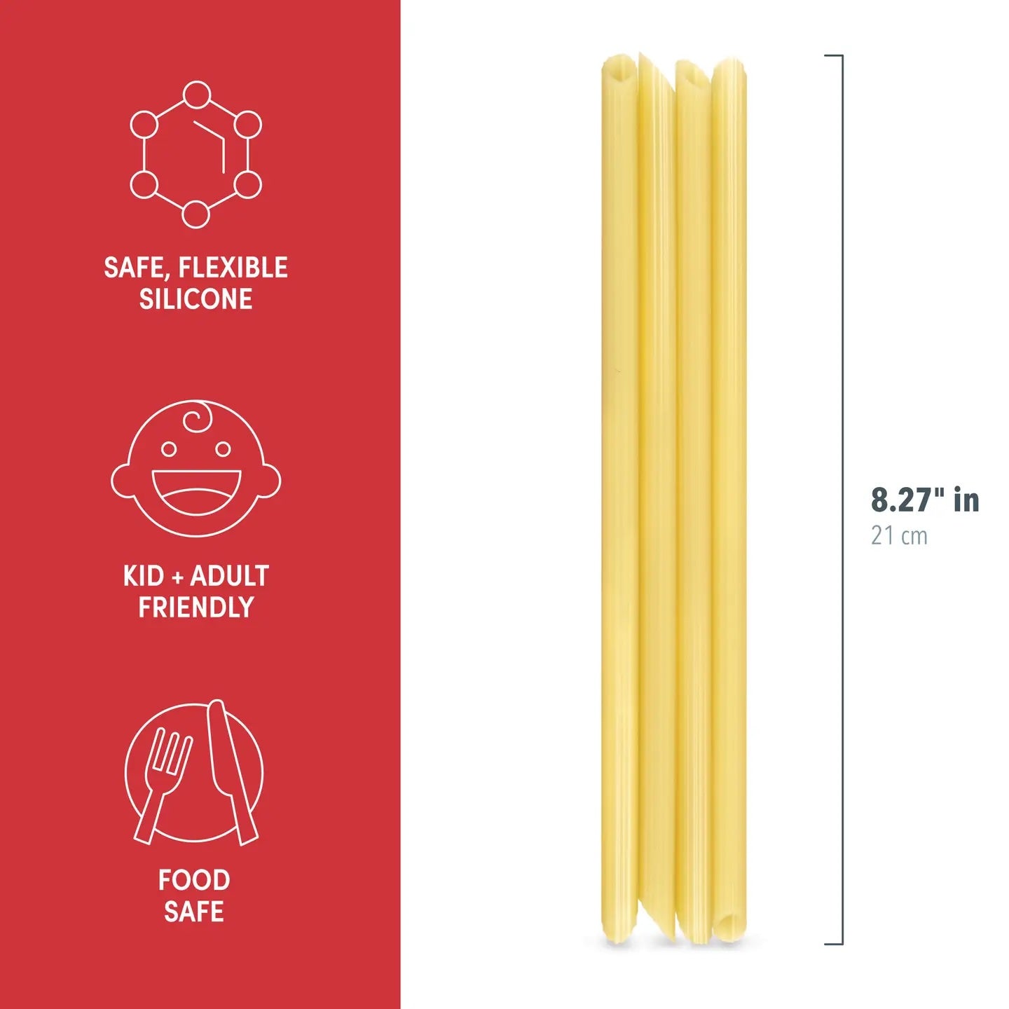 Impastas - Silicone Pasta Straws - Set of 4