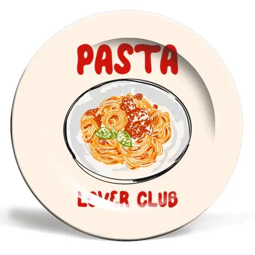 Spaghetti Pasta Club Plates